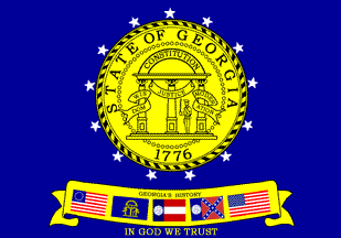 Georgia flag, 2001-2003: the placemat